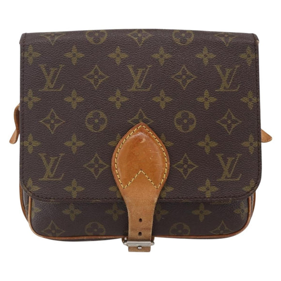 LOUIS VUITTON Monogram Cartouchiere MM Shoulder Bag Vintage M51253 LV Auth ka183