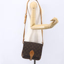 LOUIS VUITTON Monogram Cartouchiere MM Shoulder Bag Vintage M51253 LV Auth ka183-25