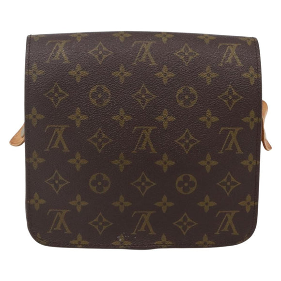 LOUIS VUITTON Monogram Cartouchiere MM Shoulder Bag Vintage M51253 LV Auth ka183