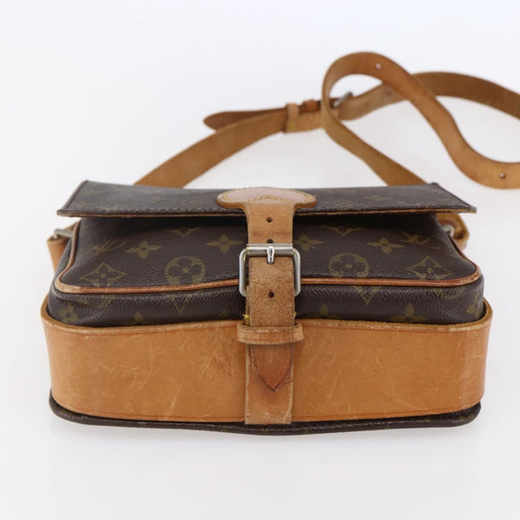LOUIS VUITTON Monogram Cartouchiere MM Shoulder Bag Vintage M51253 LV Auth ka183