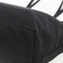 PRADA Tote Bag Nylon Black Silver Auth ka1832-15