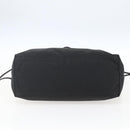 PRADA Tote Bag Nylon Black Silver Auth ka1832-5