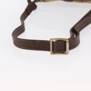 Burberrys Nova Check Shoulder Bag Canvas Beige Gold Auth ka1833-7