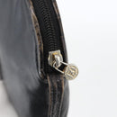 FENDI Shoulder Bag Leather Black Gold Auth ka1834-10