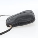 FENDI Shoulder Bag Leather Black Gold Auth ka1834-3