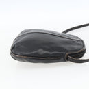 FENDI Shoulder Bag Leather Black Gold Auth ka1834-4