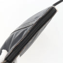 FENDI Shoulder Bag Leather Black Gold Auth ka1834-6