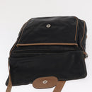 LOEWE Anagram Shoulder Bag Leather Black Auth ka1835-10