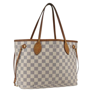 LOUIS VUITTON Damier Azur Neverfull PM Tote Bag N41362 LV Auth ka1836