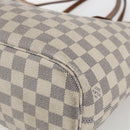 LOUIS VUITTON Damier Azur Neverfull PM Tote Bag N41362 LV Auth ka1836-9