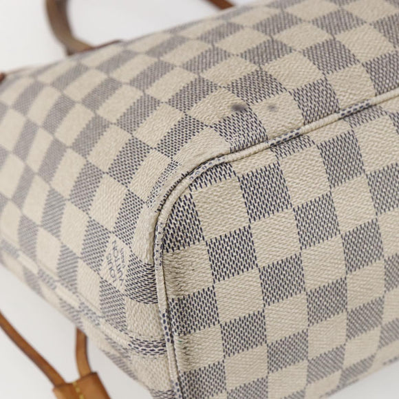 LOUIS VUITTON Damier Azur Neverfull PM Tote Bag N41362 LV Auth ka1836