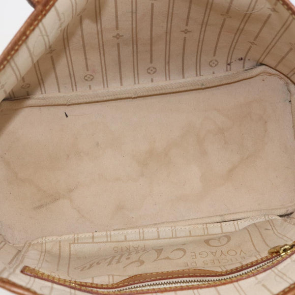 LOUIS VUITTON Damier Azur Neverfull PM Tote Bag N41362 LV Auth ka1836