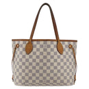 LOUIS VUITTON Damier Azur Neverfull PM Tote Bag N41362 LV Auth ka1836-13