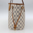 LOUIS VUITTON Damier Azur Neverfull PM Tote Bag N41362 LV Auth ka1836-4
