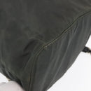 PRADA Backpack Nylon Khaki Silver Auth ka1839-12