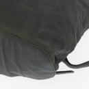 PRADA Backpack Nylon Khaki Silver Auth ka1839-13
