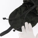 PRADA Backpack Nylon Khaki Silver Auth ka1839-18