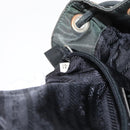 PRADA Backpack Nylon Khaki Silver Auth ka1839-25