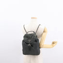 PRADA Backpack Nylon Khaki Silver Auth ka1839-26