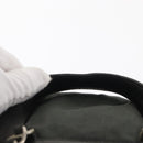 PRADA Backpack Nylon Khaki Silver Auth ka1839-8