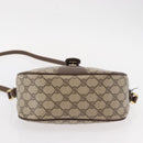 GUCCI GG Supreme Web Sherry Line Bag PVC Beige Gold 001 123 6177 4023 Auth ka184-5