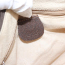 GUCCI GG Supreme Web Sherry Line Bag PVC Beige Gold 001 123 6177 4023 Auth ka184-21