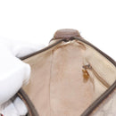 GUCCI GG Supreme Web Sherry Line Bag PVC Beige Gold 001 123 6177 4023 Auth ka184-23