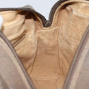 GUCCI GG Supreme Web Sherry Line Bag PVC Beige Gold 24 02 005 Auth ka1843-19