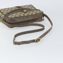 GUCCI GG Supreme Web Sherry Line Bag PVC Beige Gold 24 02 005 Auth ka1843-7