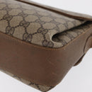GUCCI GG Supreme Web Sherry Line Bag PVC Beige Gold 904 02 084 Auth ka1844-13