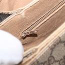 GUCCI GG Supreme Web Sherry Line Bag PVC Beige Gold 904 02 084 Auth ka1844-21