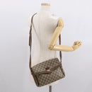 GUCCI GG Supreme Web Sherry Line Bag PVC Beige Gold 904 02 084 Auth ka1844-24