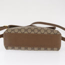 GUCCI GG Supreme Web Sherry Line Bag PVC Beige Gold 904 02 084 Auth ka1844-9