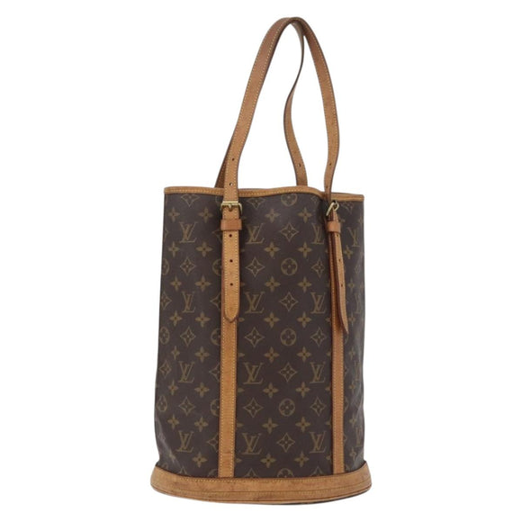 LOUIS VUITTON Monogram Bucket GM Shoulder Bag M42236 LV Auth ka1845