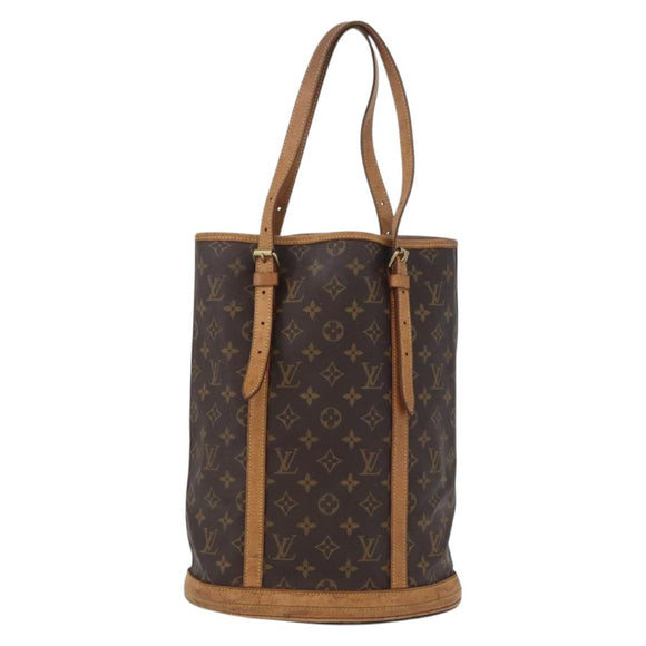 LOUIS VUITTON Monogram Bucket GM Shoulder Bag M42236 LV Auth ka1845