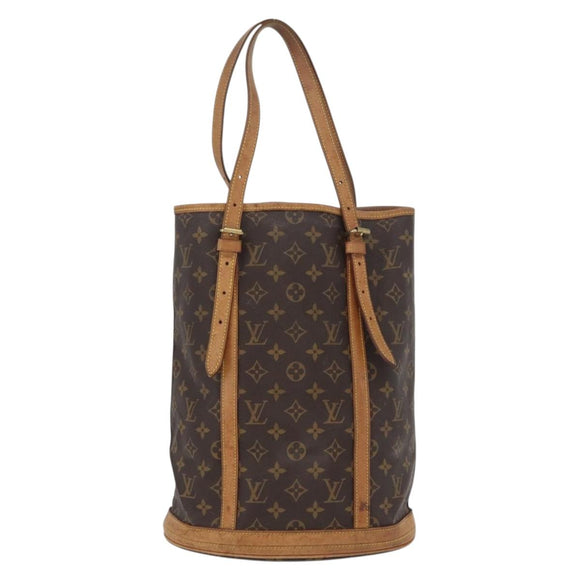 LOUIS VUITTON Monogram Bucket GM Shoulder Bag M42236 LV Auth ka1845