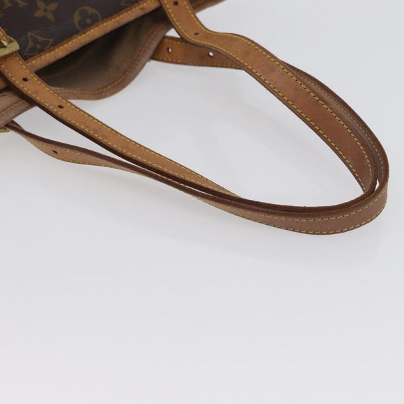 LOUIS VUITTON Monogram Bucket GM Shoulder Bag M42236 LV Auth ka1845