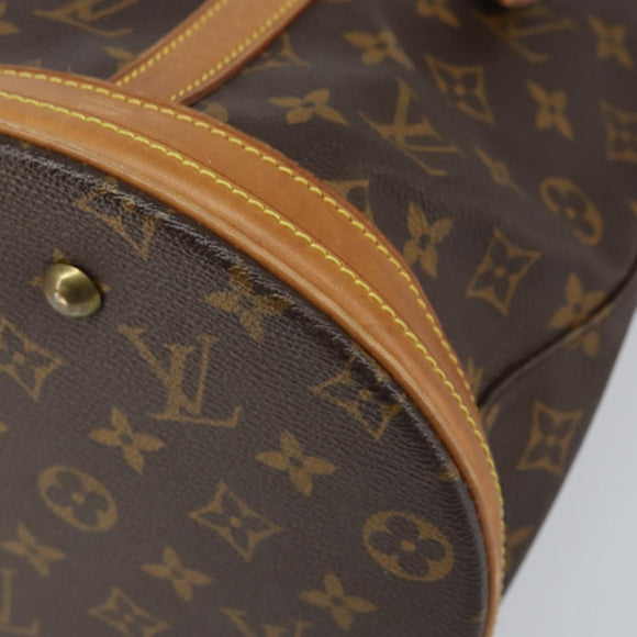 LOUIS VUITTON Monogram Bucket GM Shoulder Bag M42236 LV Auth ka1846