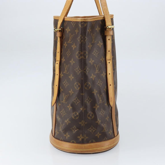 LOUIS VUITTON Monogram Bucket GM Shoulder Bag M42236 LV Auth ka1846
