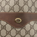 GUCCI GG Supreme Web Sherry Line Tote Bag PVC Beige Red 89 02 003 Auth ka1847A-17