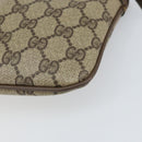 GUCCI GG Supreme Web Sherry Line Bag PVC Beige Gold 904 02 047 Auth ka1848-16