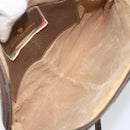 GUCCI GG Supreme Web Sherry Line Bag PVC Beige Gold 904 02 047 Auth ka1848-10