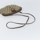 GUCCI GG Supreme Web Sherry Line Bag PVC Beige Gold 904 02 047 Auth ka1848-7
