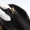 FENDI Zucca Canvas Tote Bag Black Brown Auth ka1849-15