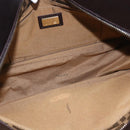 FENDI Zucca Canvas Tote Bag Black Brown Auth ka1849-17
