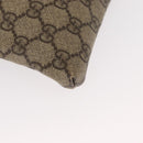 GUCCI GG Supreme Waist bag PVC Beige Silver 28566 Auth ka185-10