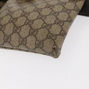 GUCCI GG Supreme Waist bag PVC Beige Silver 28566 Auth ka185-11
