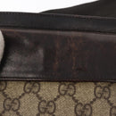 GUCCI GG Supreme Waist bag PVC Beige Silver 28566 Auth ka185-16