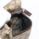 GUCCI GG Supreme Waist bag PVC Beige Silver 28566 Auth ka185-19