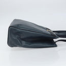 Salvatore Ferragamo Vala Tote Bag Leather Blue Gold Auth ka1850-4